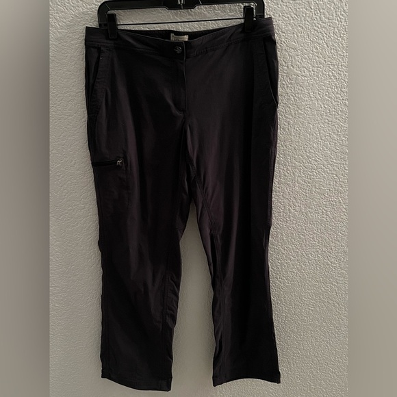 L.L.Bean Black Nylon Outdoor Pants Women’s Size 10-Reg - Picture 1 of 7